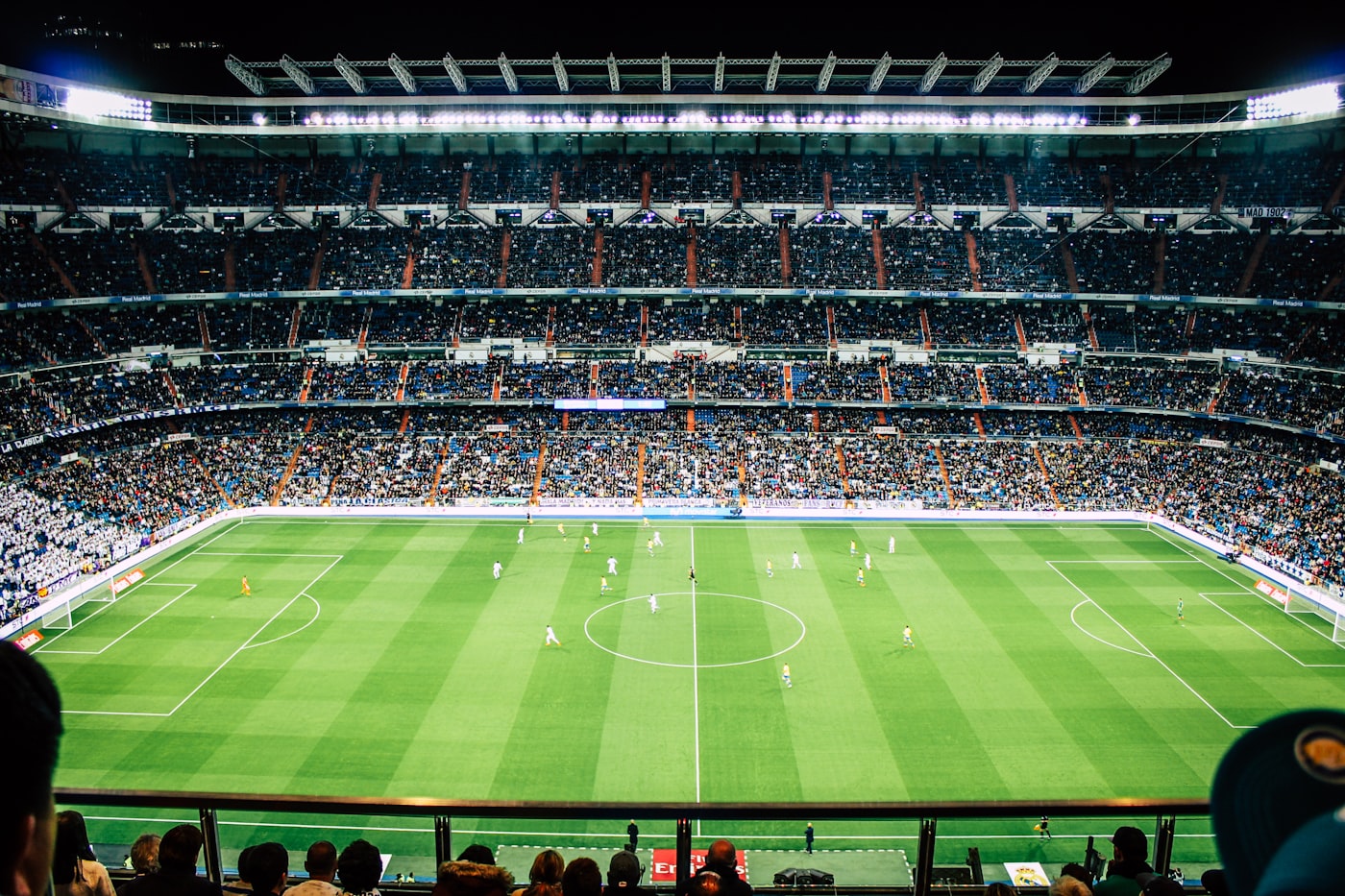 Ambiance de supporters pendant un match